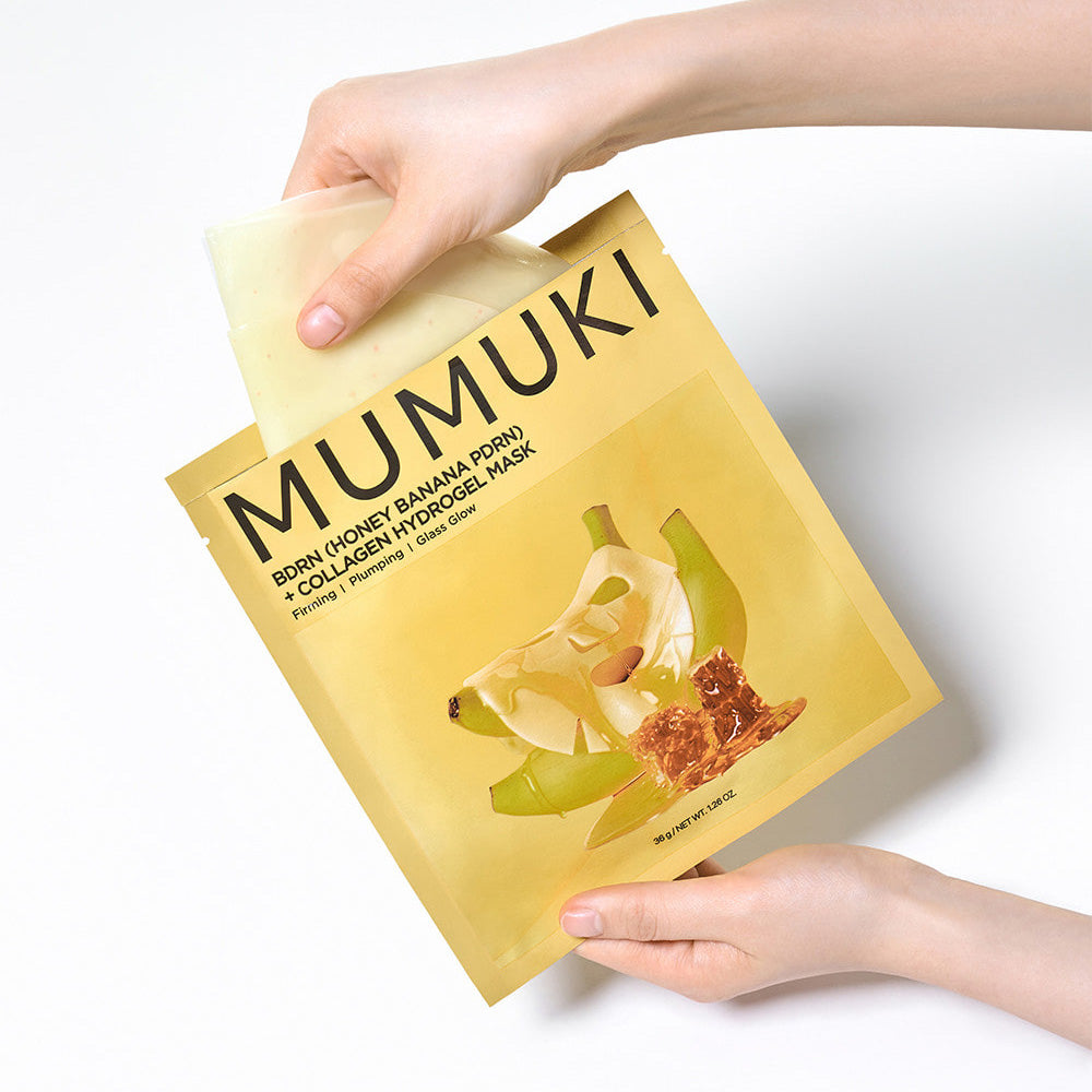 MUMUKI Honey Banana BDRN Hydrogel Mask 36g 5ea