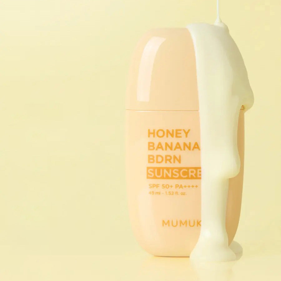 MUMUKI Honey Banana BDRN Sunscreen SPF50+ PA++++ 45ml