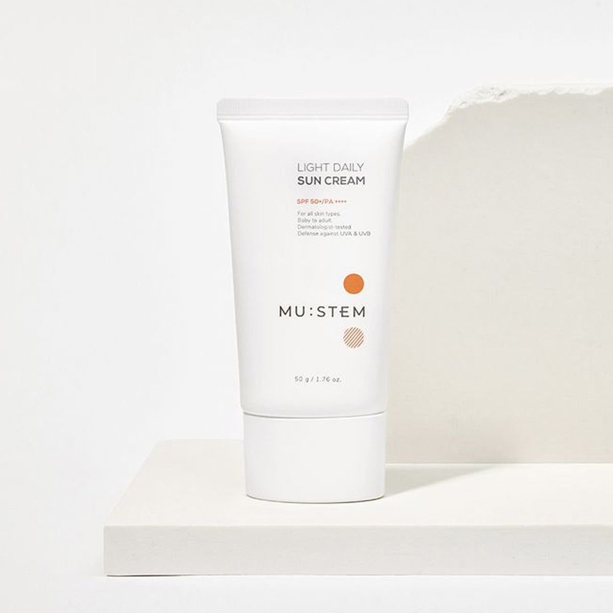 MU: STEM Light Daily Sun Cream SPF50+PA +++++ 50g