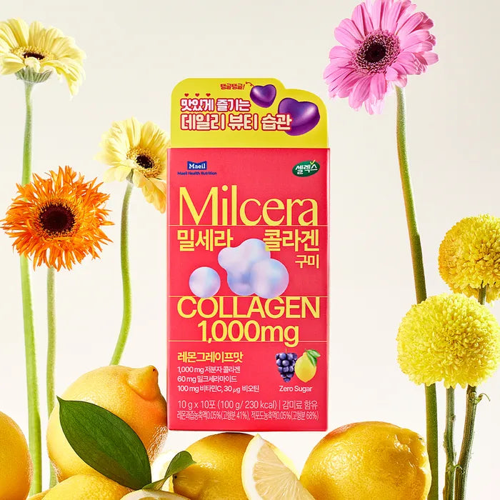 Maeil Health Nutrition Selex Milk-Cera Collagen Gummies 1 Box (10g x 10 Sachets)