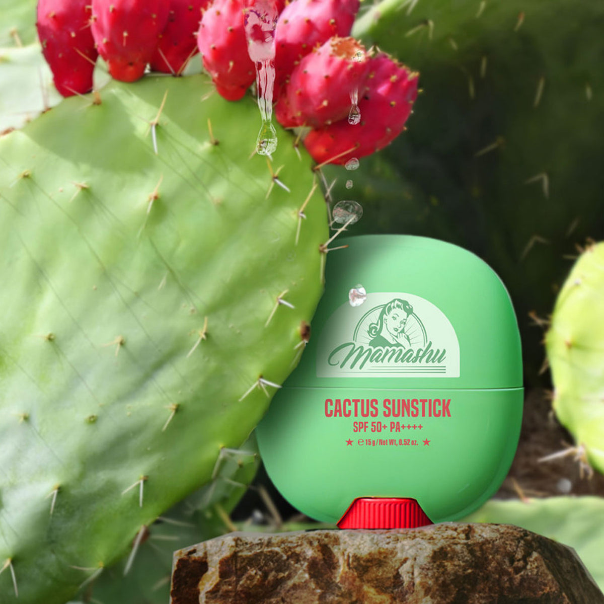 Mamashu Cactus Sun Stick SPF50+ PA++++ 15g