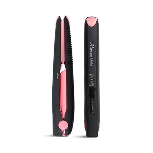 Marceiu Cordless Mini Hair Straightener (Portable Flat Iron for Bangs)