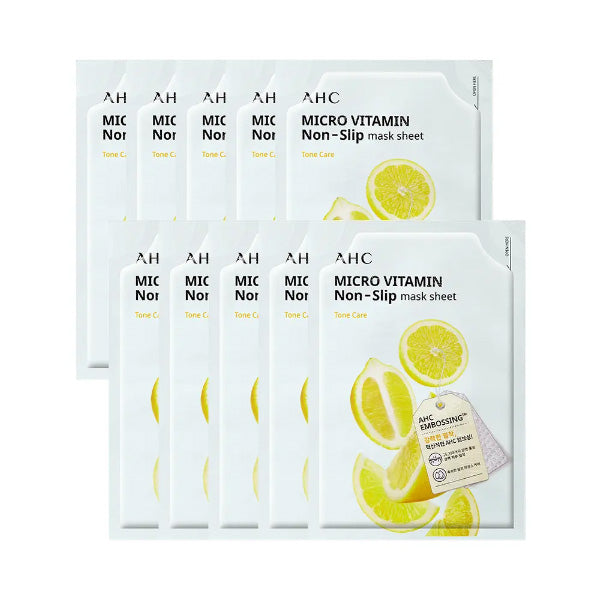 AHC Microvitamin Non-Slip Mask Pack 33ml * 10EA