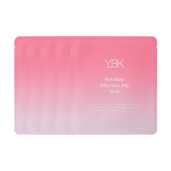 YBK Pink Glow Milky Way Jelly Mask 23g 5ea