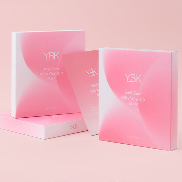 YBK Pink Glow Milky Way Jelly Mask 23g 5ea