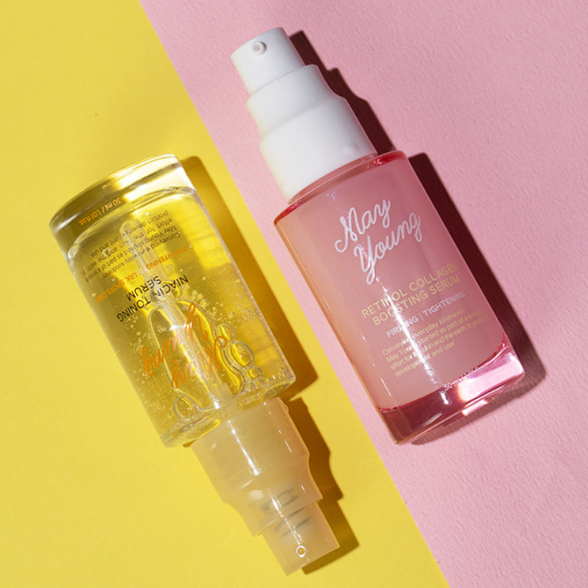 May Young Niacin Toning Serum + Retinol Collagen Boosting Serum