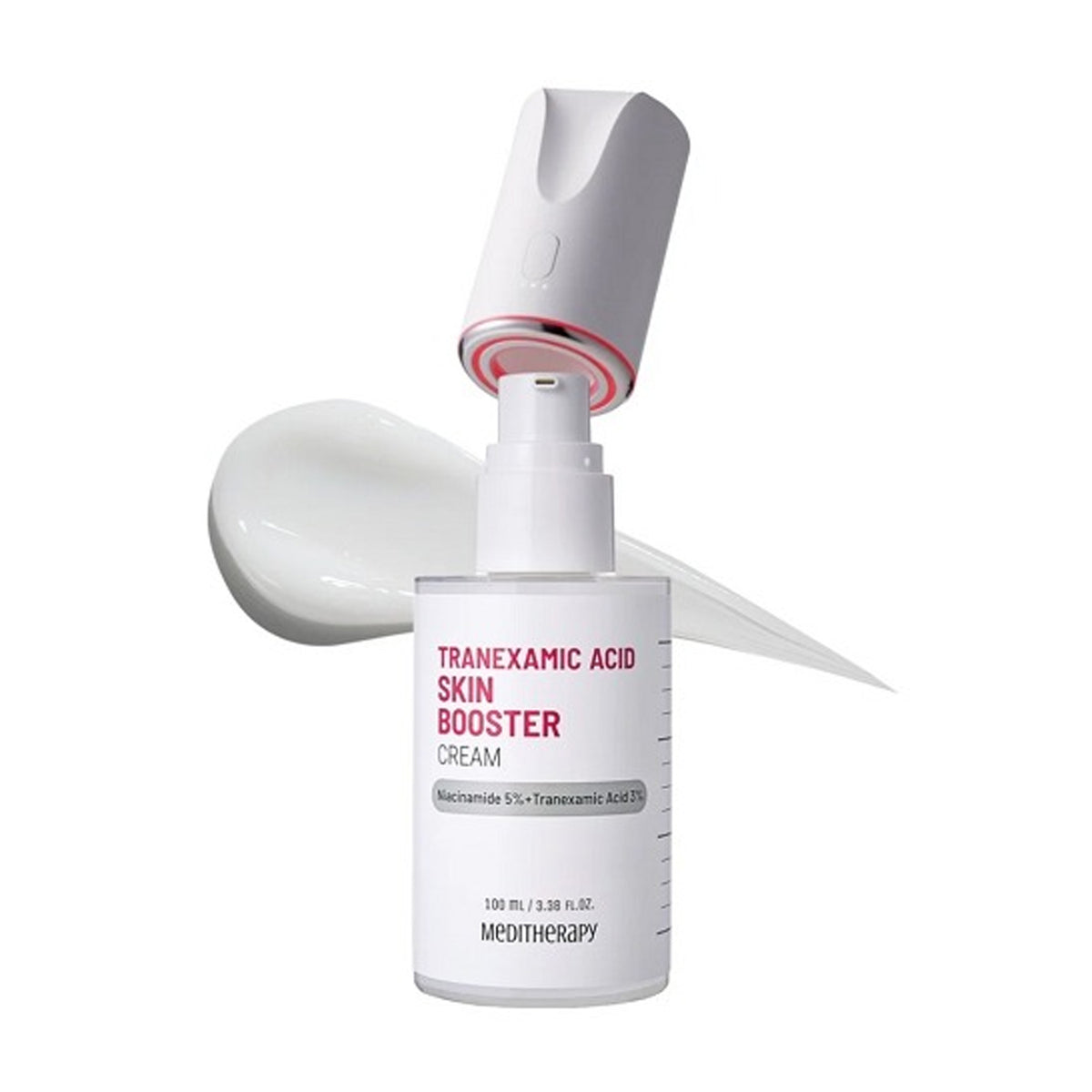 Medino Tinapy Tranexamic Acid Skin Booster Cream 100 ml y dispositivos Conjunto de dispositivos