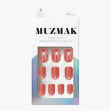 MUZMAK Nail Tips 36pcs #Mercury(Regular Square)