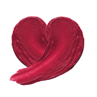 Merry Monde Cherry Heart Mega Tint in a 5g tube, featuring a bold cherry hue ideal for adding a pop of color.
