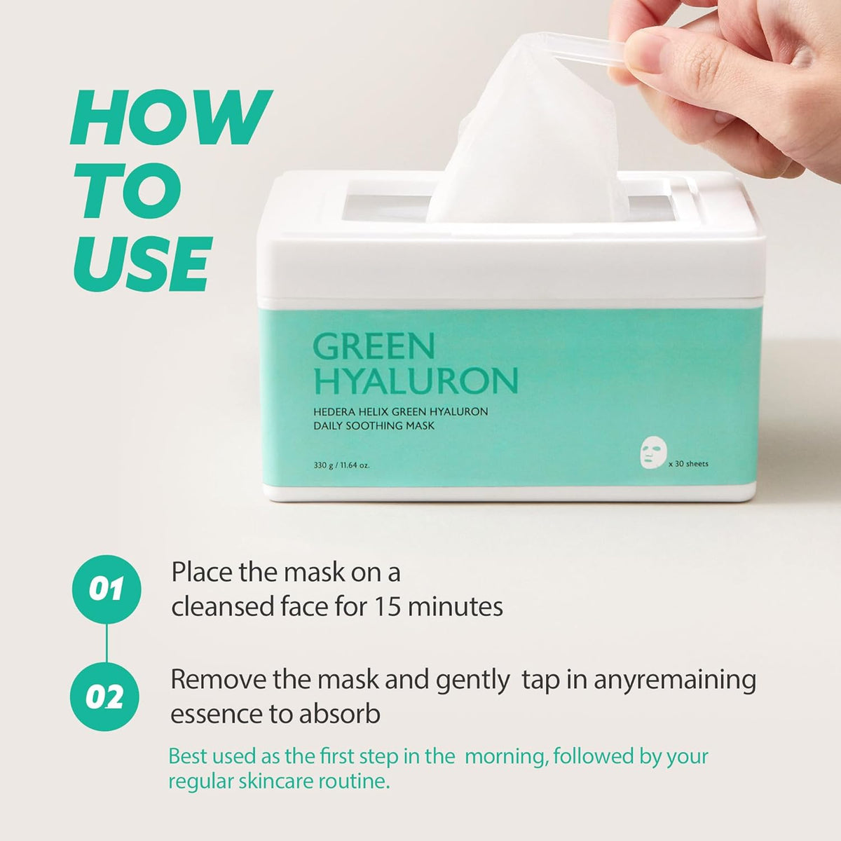 Milk Touch LHA Hyaluron Daily Soothing Mask 330g x 30 Sheets