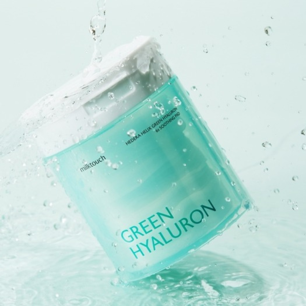 Milk Touch Green Hyaluron 6-Second Hydrating Soothing Pad 270g x 60 Sheets
