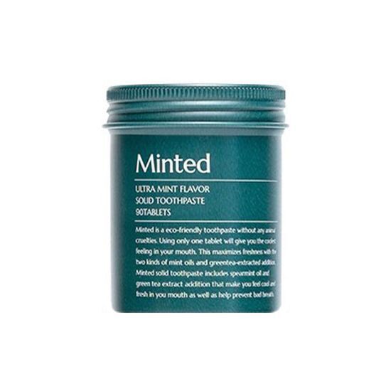 [Expiration imminen] Minted Ultra Mint Flavor Solid Toothpaste 90 Tablets