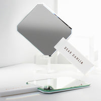 DEAR DAHLIA Classic octagonal hand mirror 11.5cm (D) x 25cm (W)
