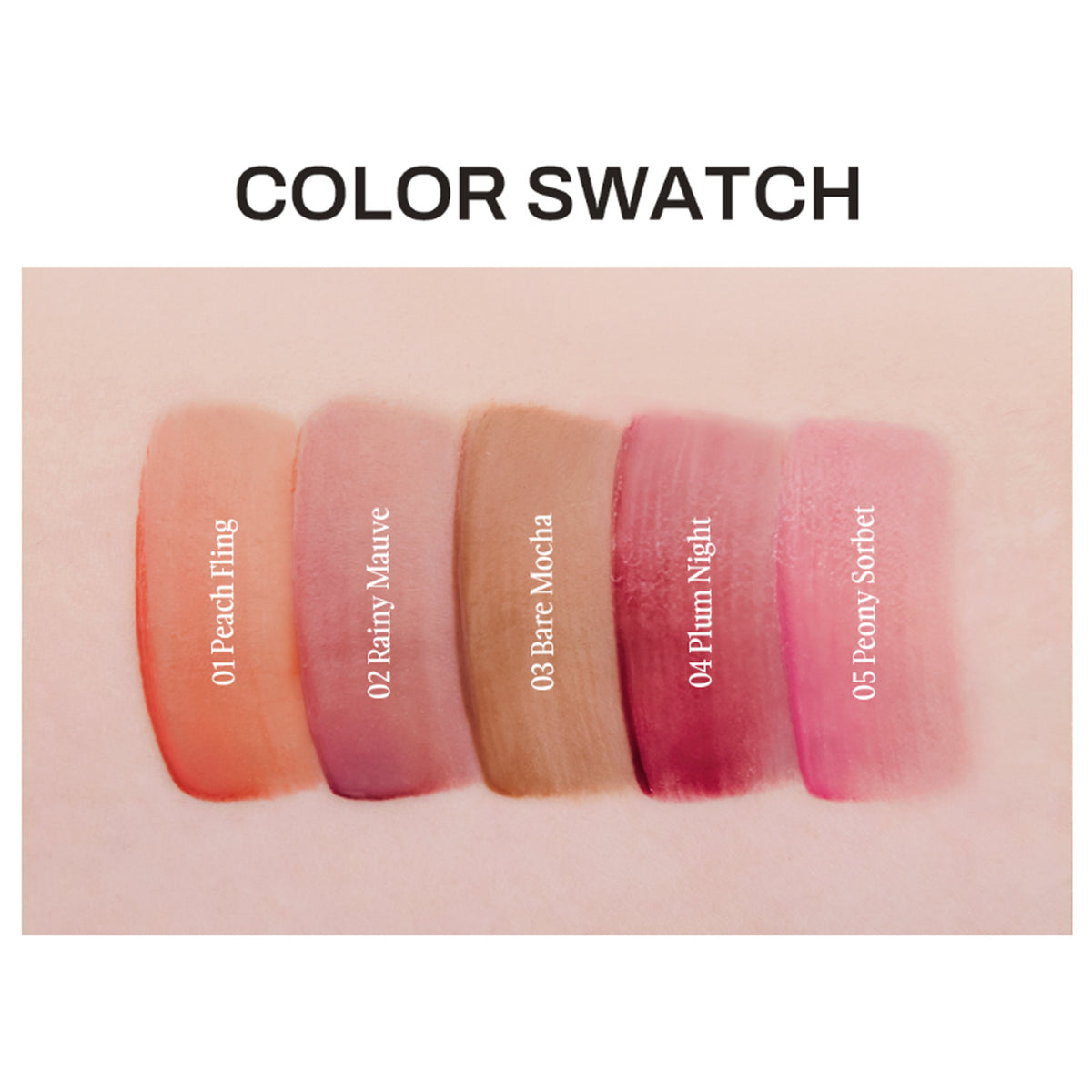 Molette Shutter Fit Tint 3.3g (5 Shades)