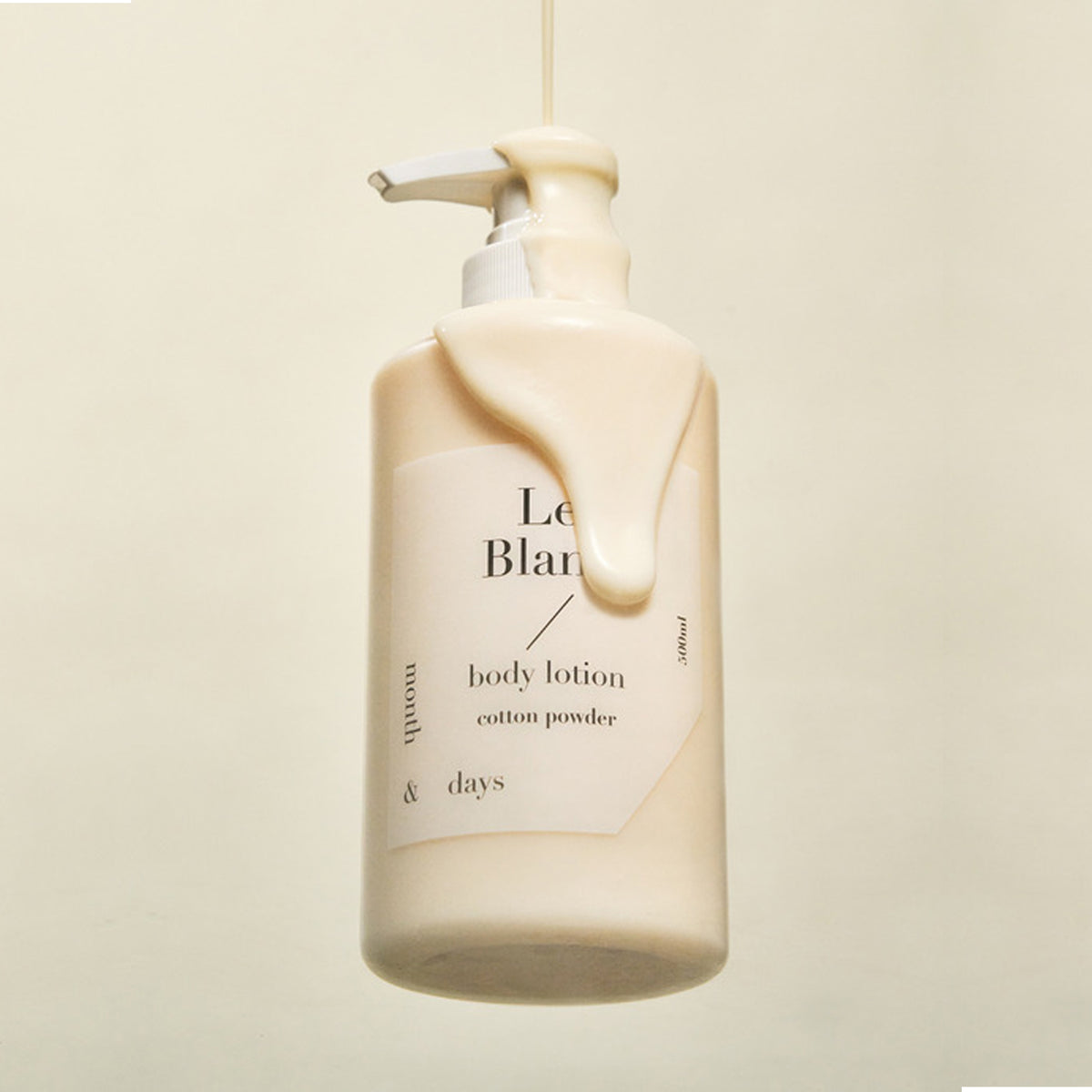 Month & Days Le Blanc Perfume Body Lotion Cotton Powder 500ml