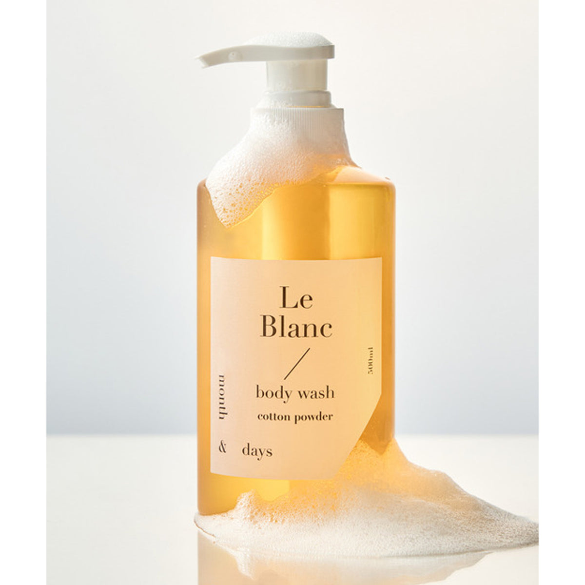 Month & Days Le Blanc Perfume Body Wash Cotton Powder 500ml