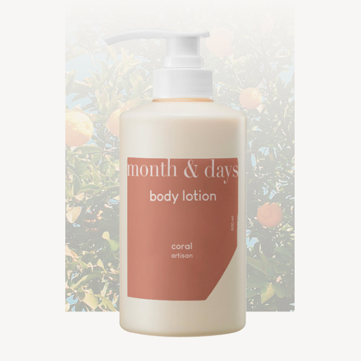 Mes y días Perfume Body Lotion Coral Artisan 500ml