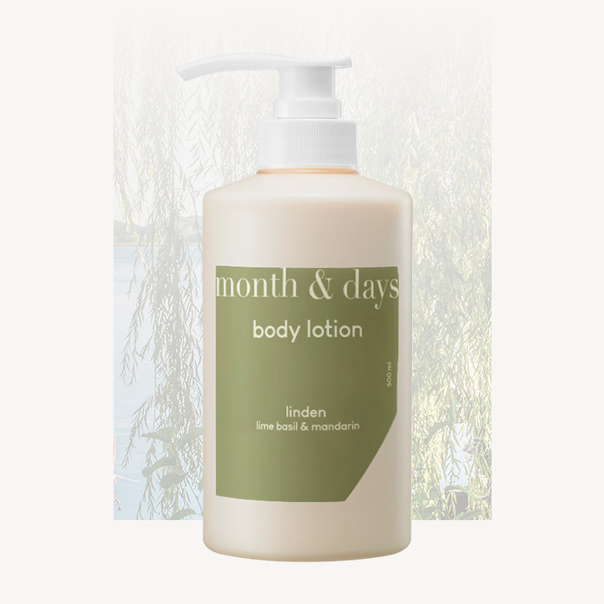 Month & Days Perfume Body Lotion Linden Lime Basil & Mandarin 500ml