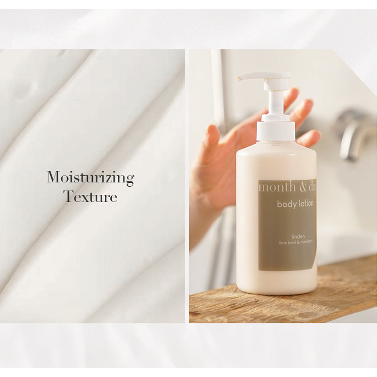 Month & Days Perfume Body Lotion Linden Lime Basil & Mandarin 500ml