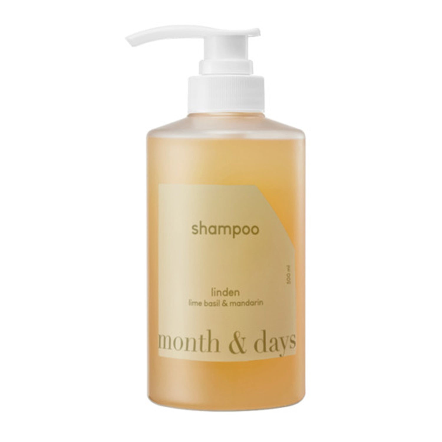 Month & Days Perfume Hair Linden Lime Basil & Mandarin Shampoo 500ml