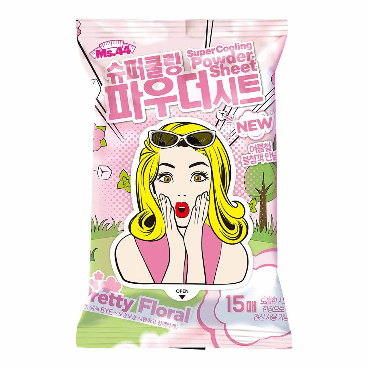 Ms.44 Super Cooling Powder Sheet 15 Sheets Choose 1 out of 3 options