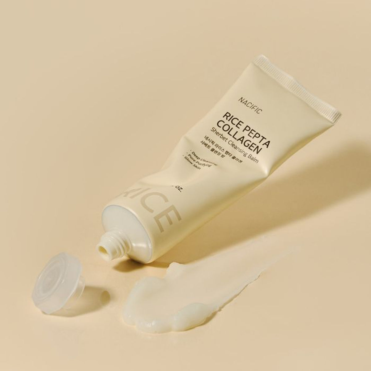 NACIFIC Rice Pepta Collagen Sherbet Cleansing Balm 80G