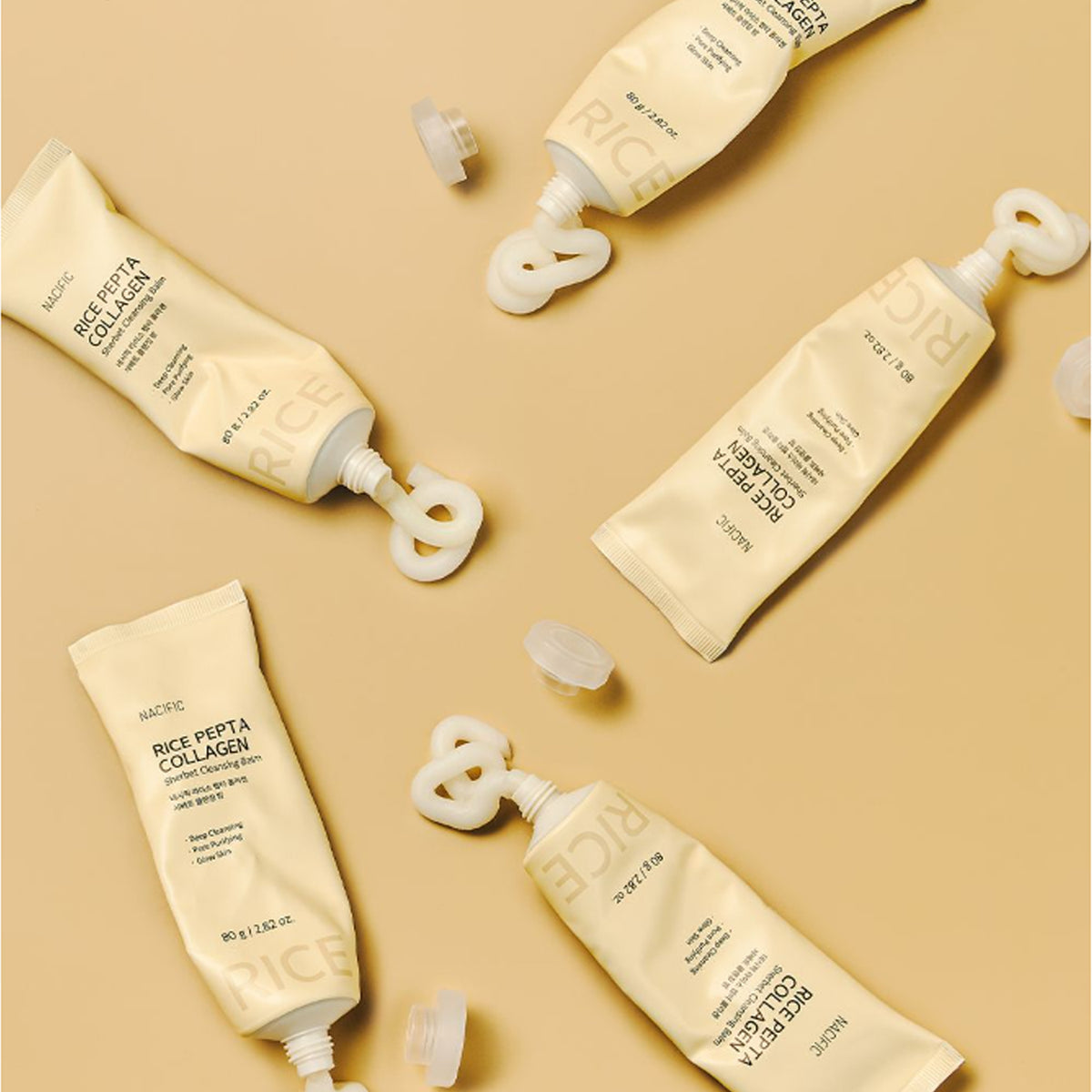 NACIFIC Rice Pepta Collagen Sherbet Cleansing Balm 80G