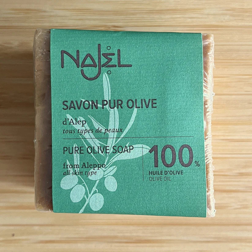 NAJEL Aleppo Soap 100% Olive Oil 200g