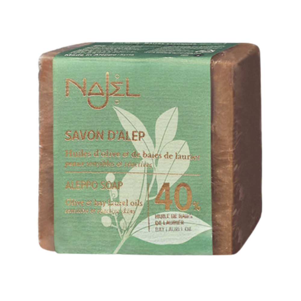 NAJEL Aleppo Soap 40% Laurel Oil 200g