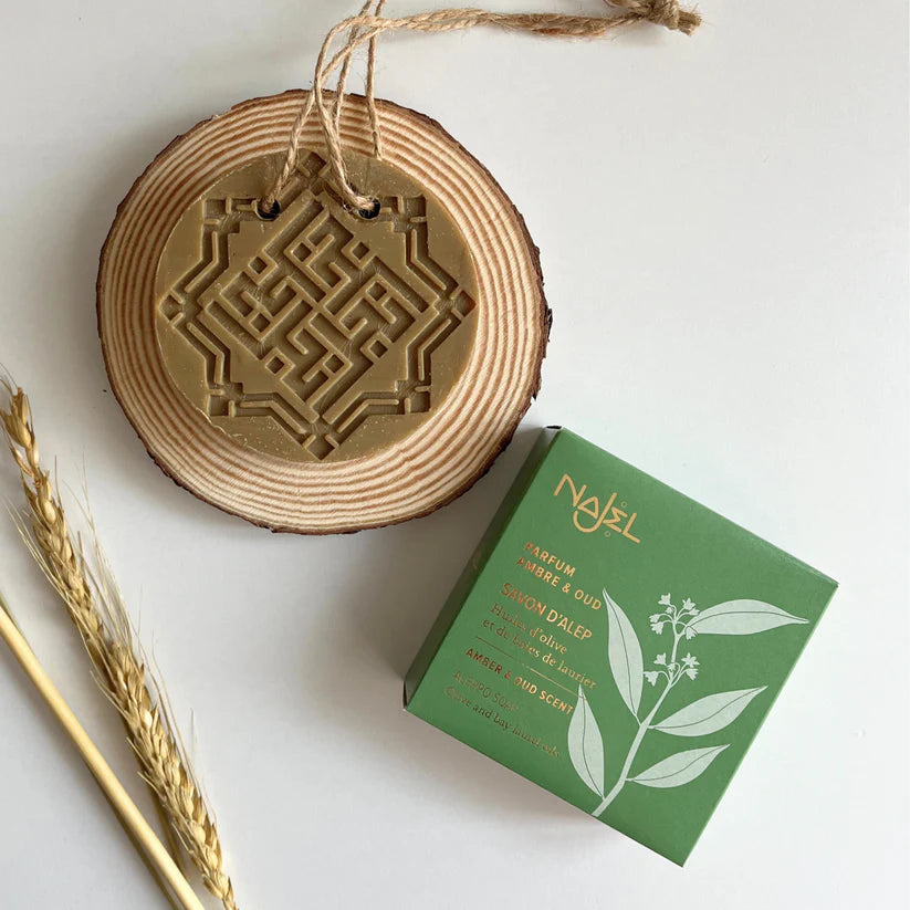 NAJEL Aleppo Soap Amber & Wood 150g