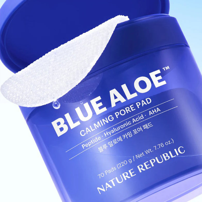 NATURE REPUBLIC Blue Aloe Calming Pore Pad 220g 70ea