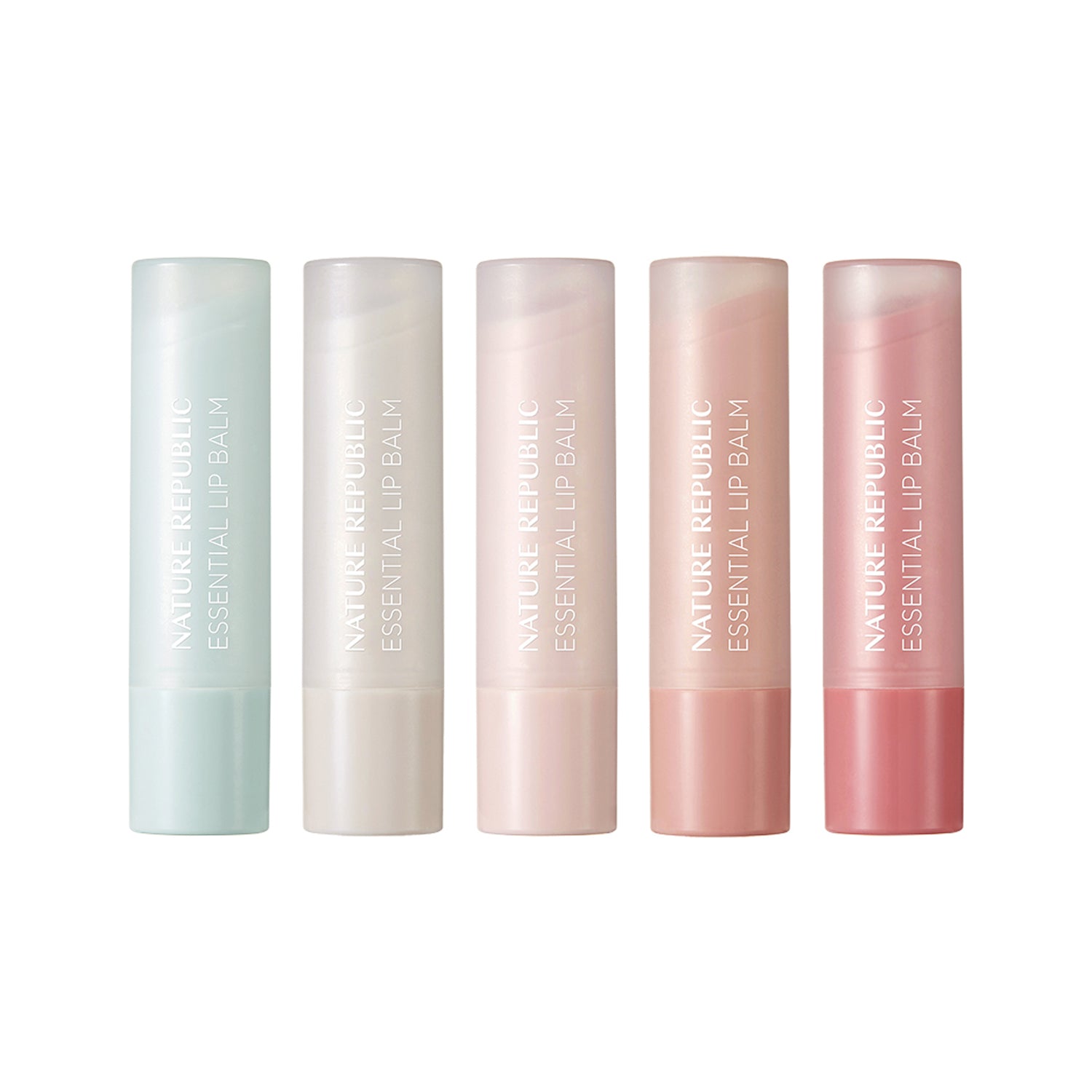 NATURE REPUBLIC Essential Lip Balm 3.2g 5 Colors
