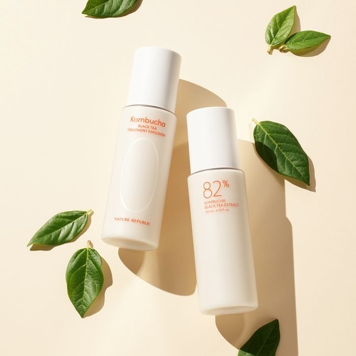 NATURE REPUBLIC Emulsión de tratamiento de té negro kombucha 130 ml