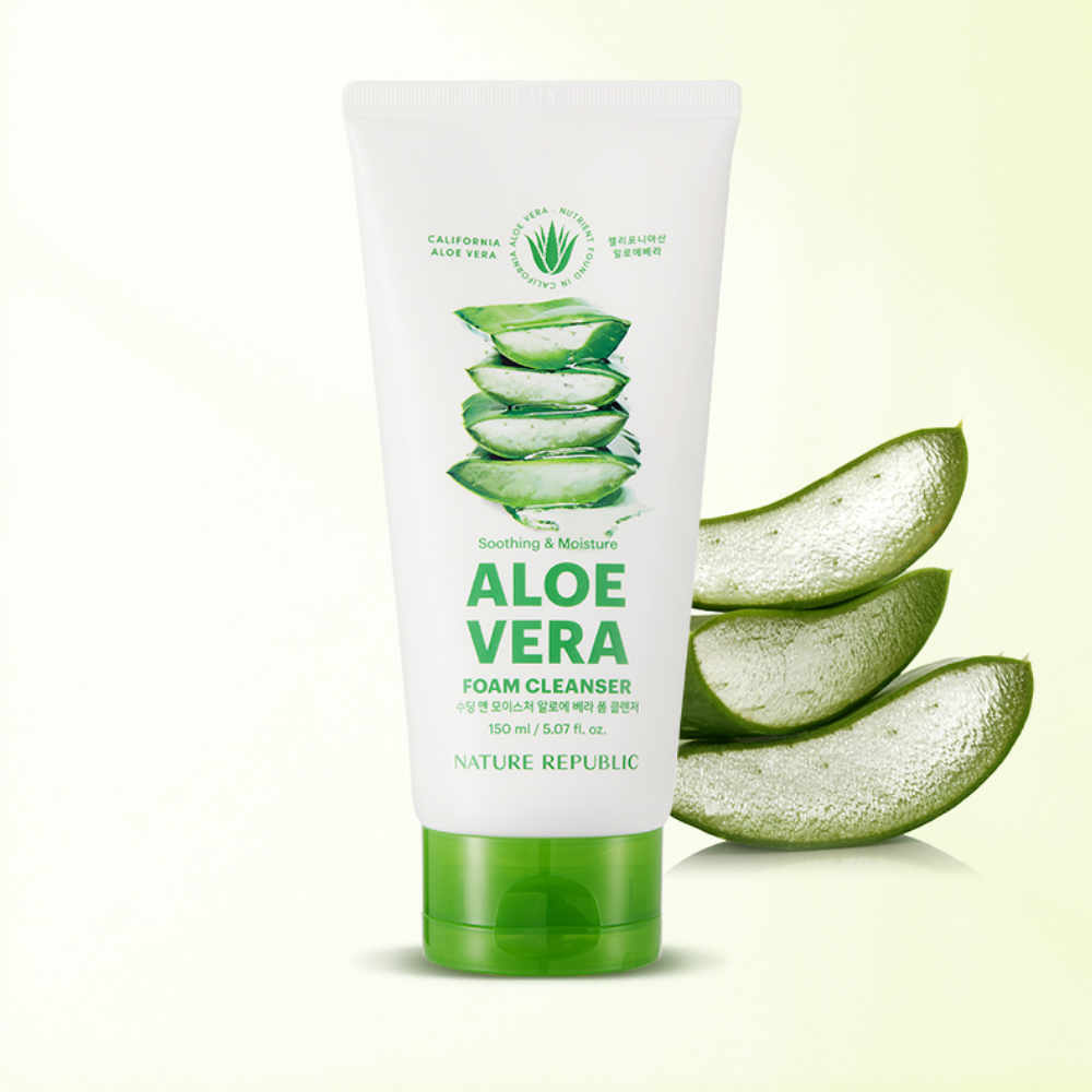 NATURE REPUBLIC Soothing & Moisture Aloe Vera Cleansing Gel Cream 150ml