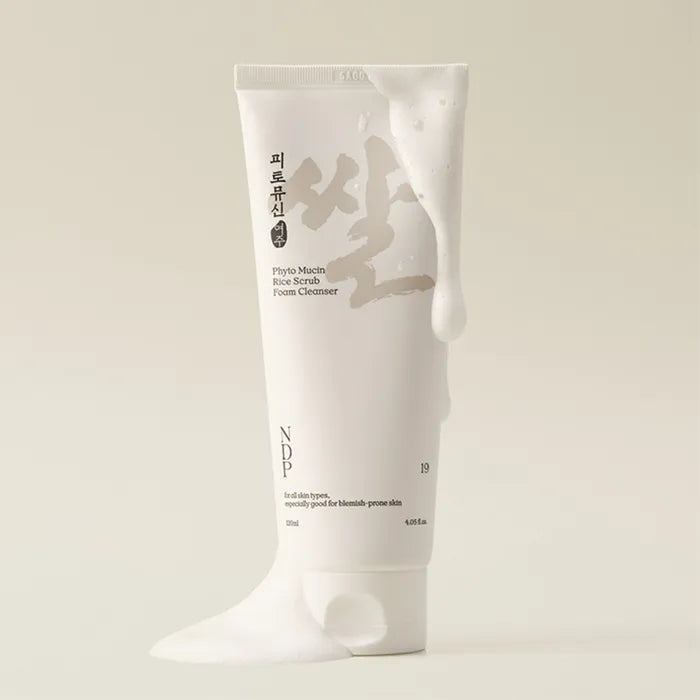 NDP Phytomucin Rice Scrub Cleansing Foam 120ml