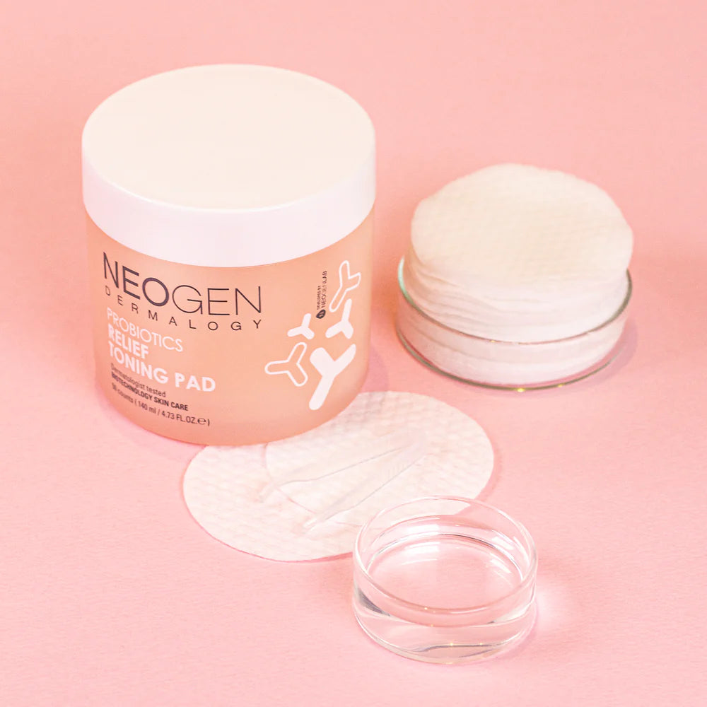 NEOGEN Probiotics Relief Toning Pads 140ml (50 Sheets)