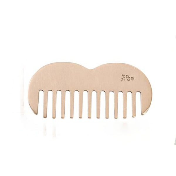 NOTDAM BANGJJA Brassware Apple-Comb Gua Sha peine con regalo de jeogori de cortesía