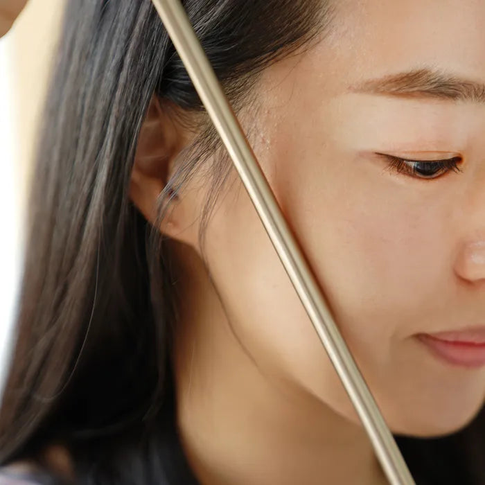 NOTDAM Bangjja Brassware Long Stick Gua Sha 70 Massager with Complimentary Leather Case