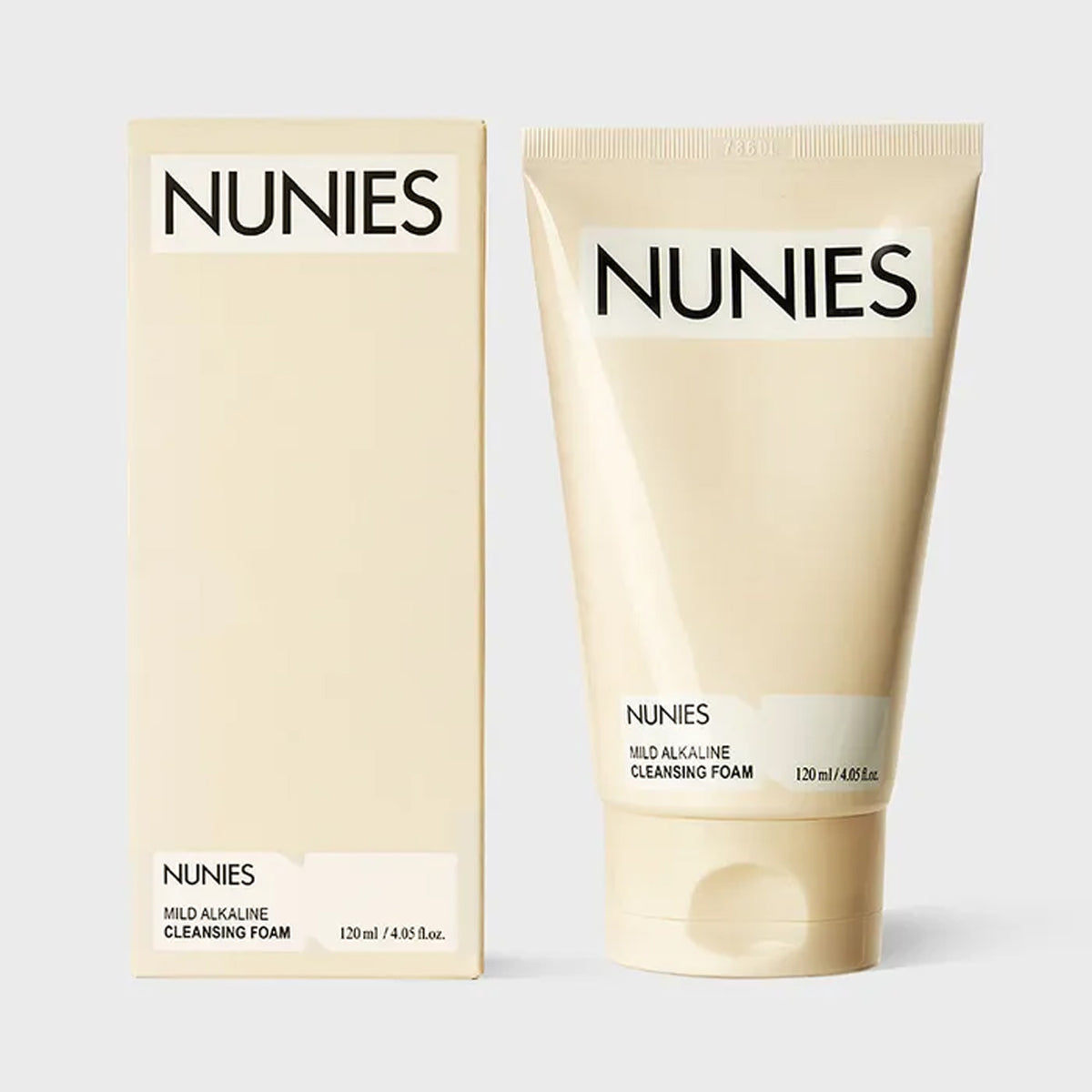 NUNIES Mild Alkaline Cleansing Foam Hyaluron Whip 120ml