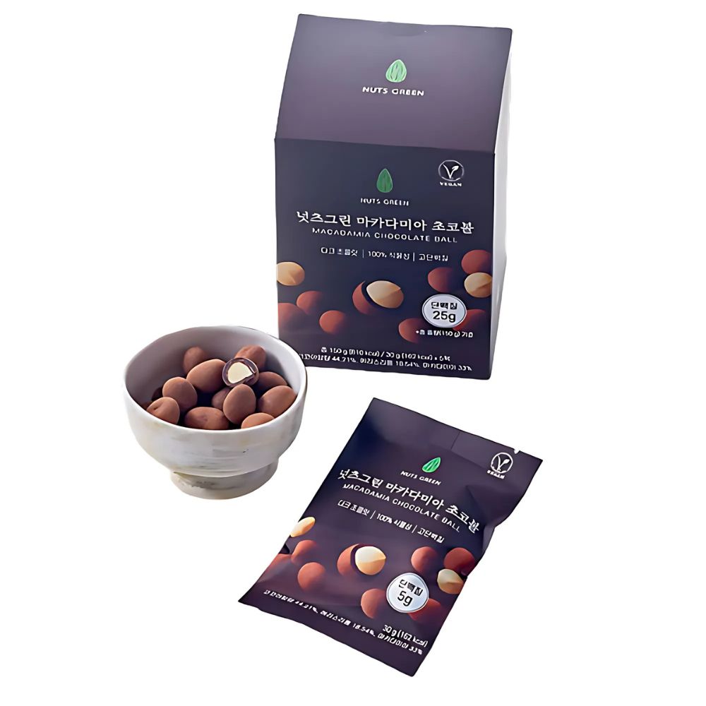 NUTS GREEN Stevia Chocolate Balls 30g * 5 bags (4 options to choose
