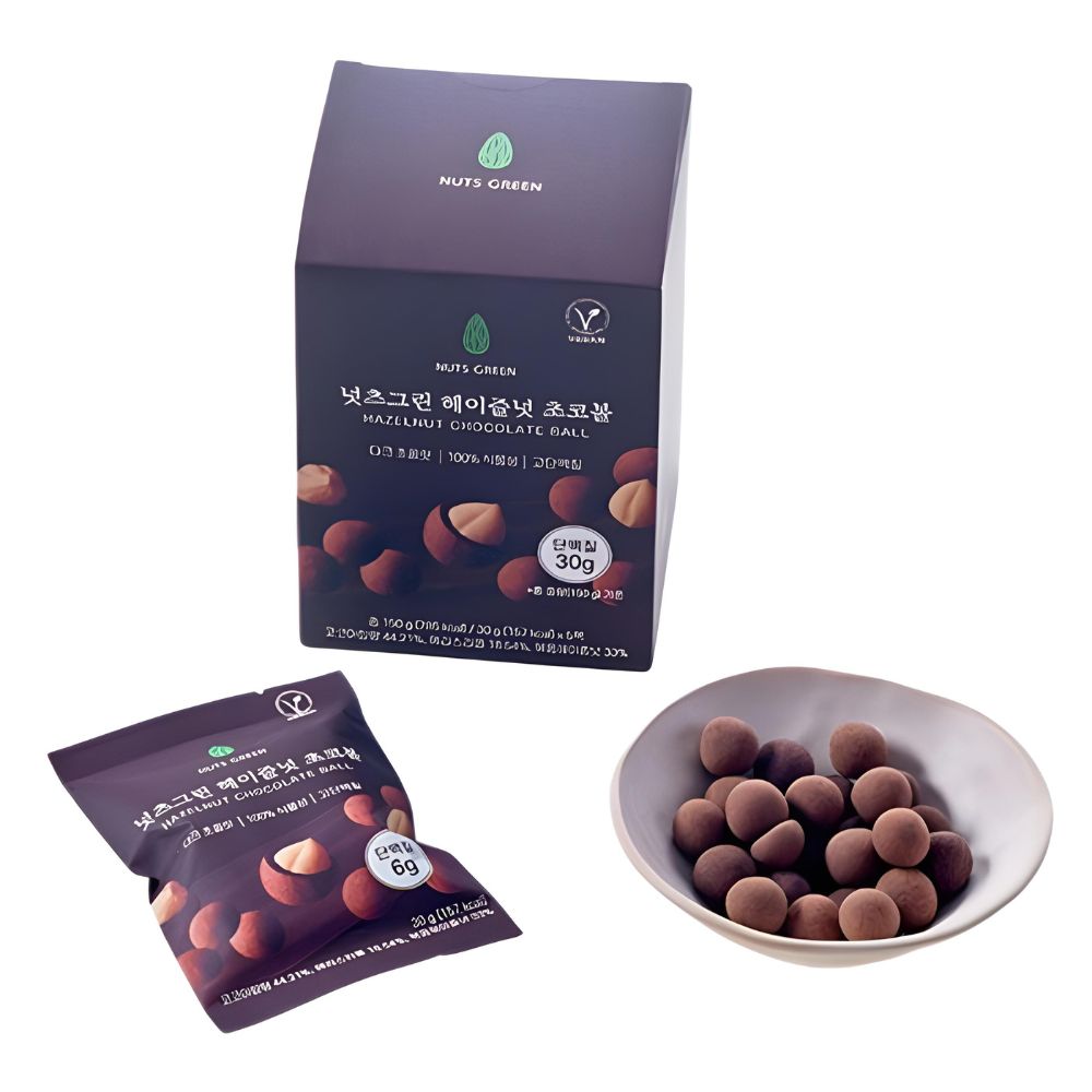NUTS GREEN Stevia Chocolate Balls 30g * 5 bags (4 options to choose
