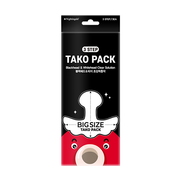 Nightingale 3Steps Blackhead & Whitegead Clear Solution Tako Pack 3ea
