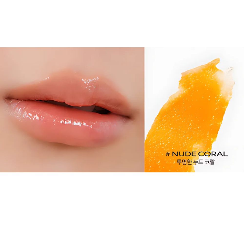 INGA Water Freeze Lip & Cheek 7g in Nude Coral Shade.