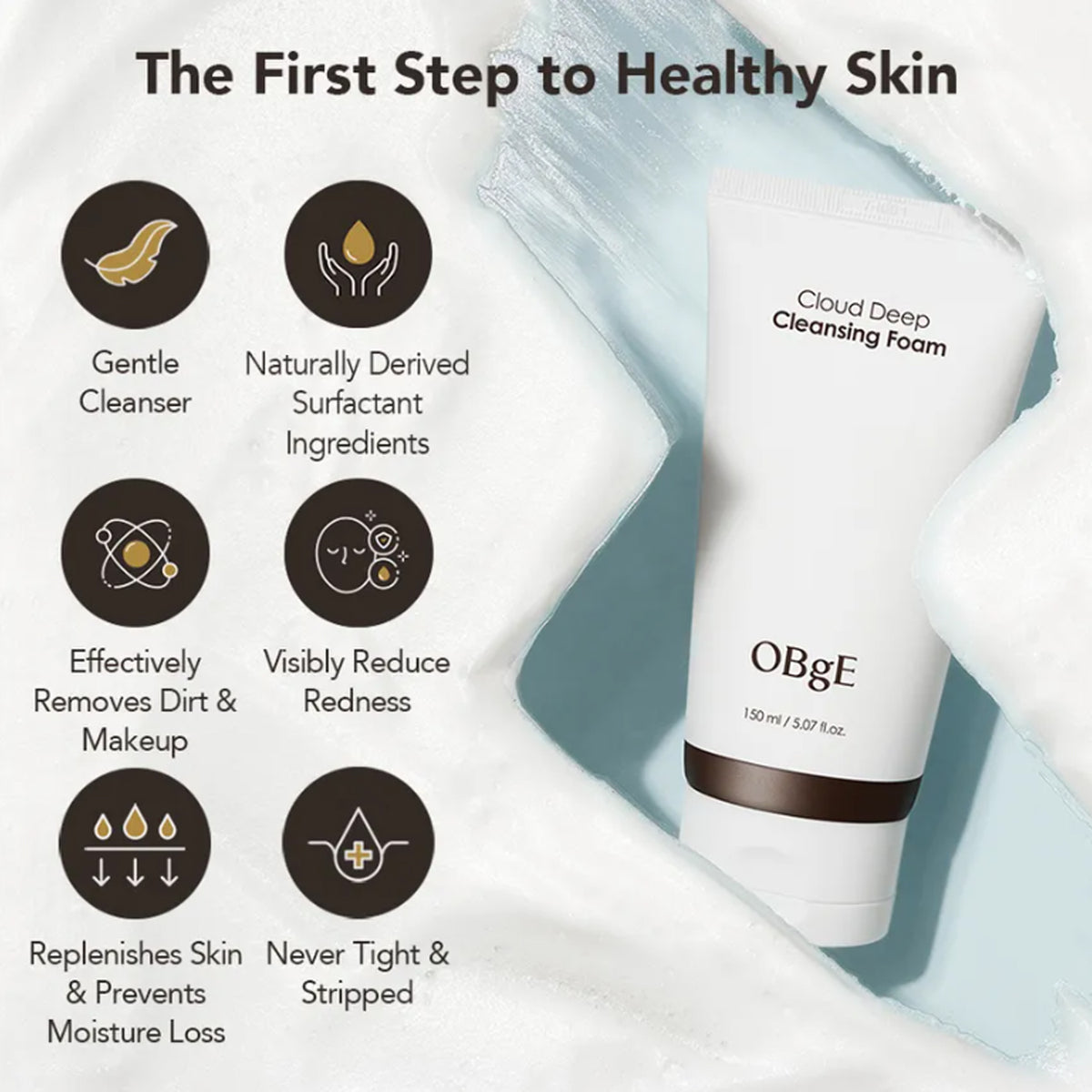 OBgE Cloud Deep Cleansing Foam 150ml