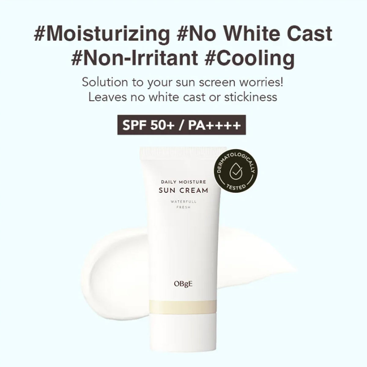 OBgE Daily Moisture Sun Cream 50ml