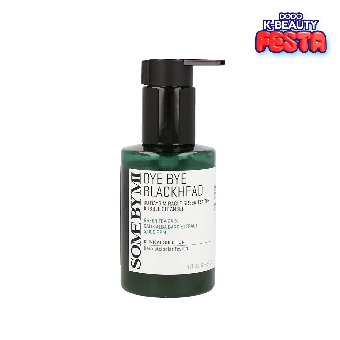SOME BY MI Adiós Bye Blackhead 30 días Miracle Green Tox Tox Bubble Cleanser 120G