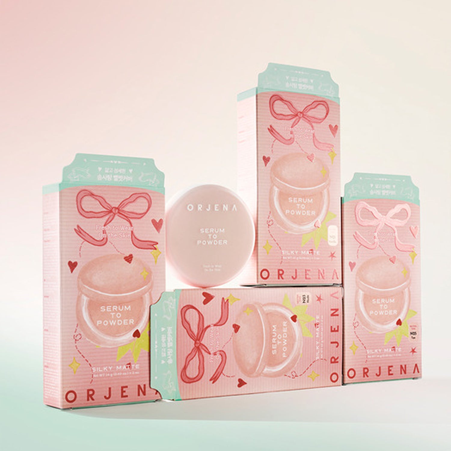 Orjena Serum to Powder Cushion (produit principal + recharge) 4 couleurs