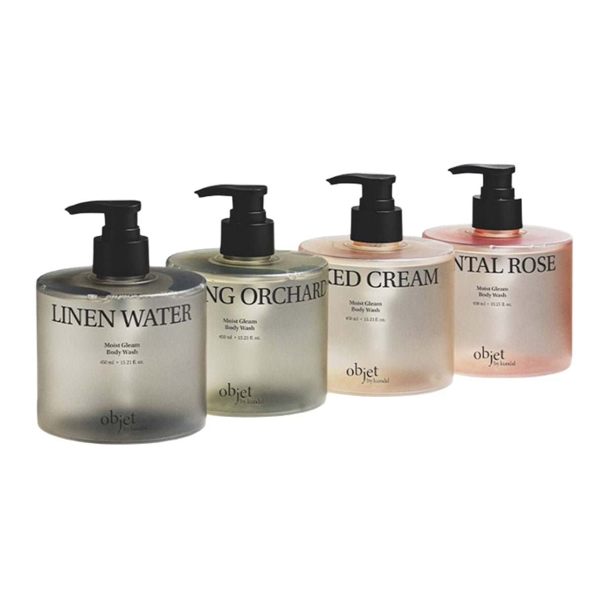 Objet by KUNDAL Moist Gleam Body Wash 450ml & Room Slippers Set