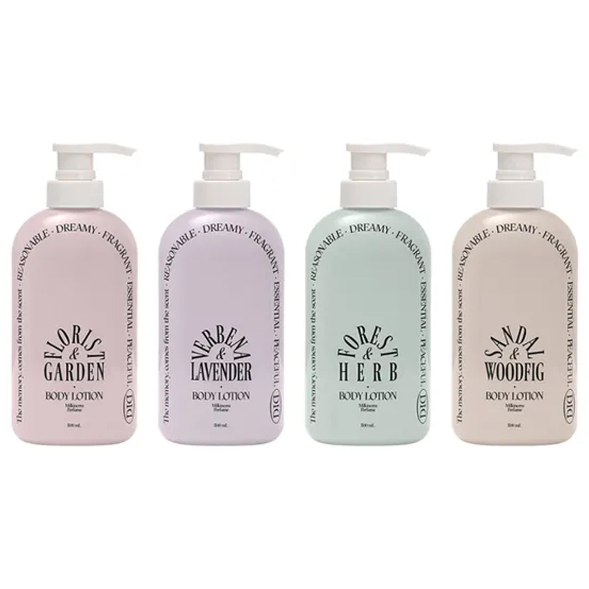 Odid Milkincera Perfume Body Lotion 500ml 4 tipos