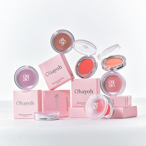 Ohayoh Mousse Airy Velvet Blush 2.1g 5 Colors